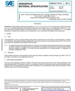 SAE AMS5643/H1150A pdf