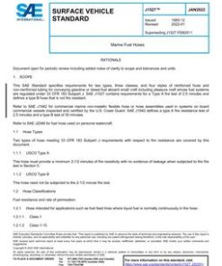 SAE J1527_202201 pdf