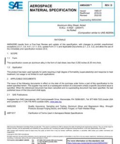 SAE AMS4209D pdf