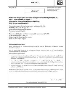 DIN 16833 - DRAFT pdf