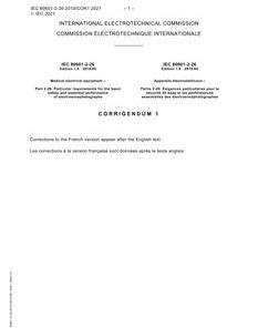 IEC 80601-2-26 Ed. 1.0 b Cor. 1:2021 pdf