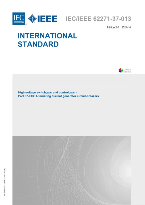 IEC /IEEE 62271-37-013 Ed 2.0 en:2021 pdf