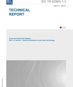 IEC 62908-1-3 Ed. 1.0 en:2021 pdf