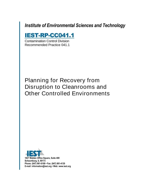 IEST RP-CC041.1 pdf