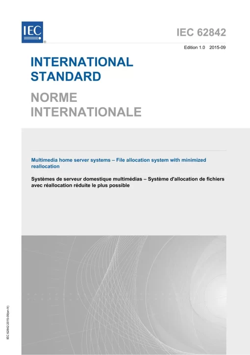 IEC 62842 Ed. 1.0 b:2015 pdf