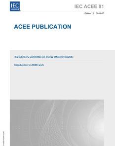 IEC MISC ACEE 01 Ed. 1.0 en:2018 pdf