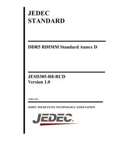 JEDEC JESD305-R8-RCD Version 1.0 pdf