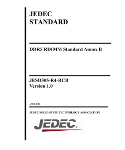 JEDEC JESD305-R4-RCB Version 1.0 pdf