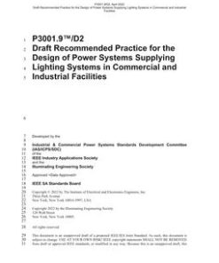 IEEE 3001.9/IES RP-48-2023 pdf