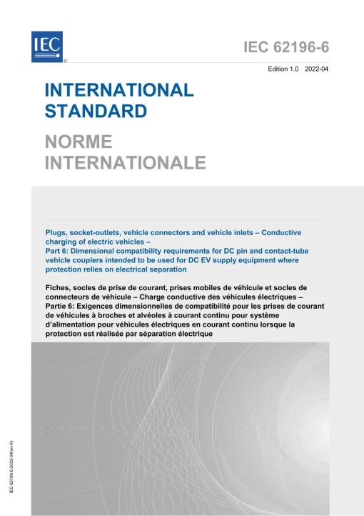 IEC 62196-6 Ed. 1.0 b:2022 pdf