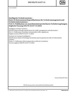 DIN CEN/TS 16157-11 pdf