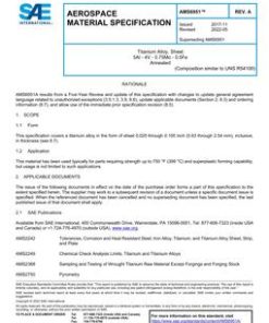 SAE AMS6951A pdf