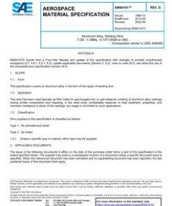 SAE AMS4181D pdf