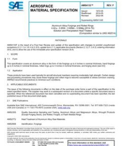 SAE AMS4133F pdf