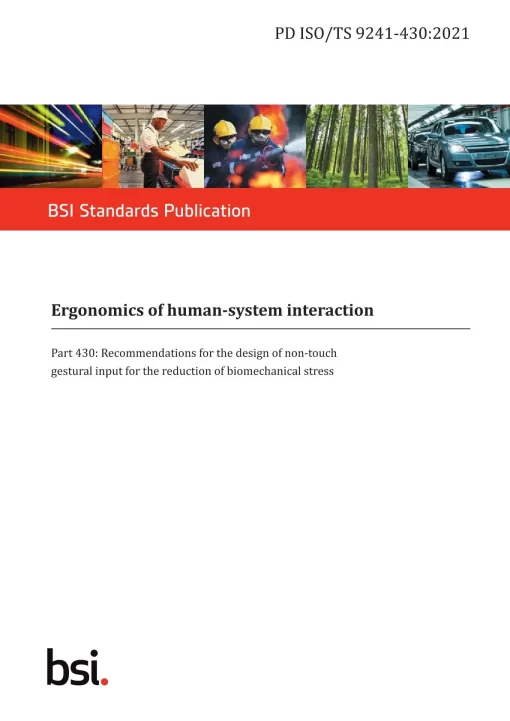 BS PD ISO/TS 9241-430:2021 pdf