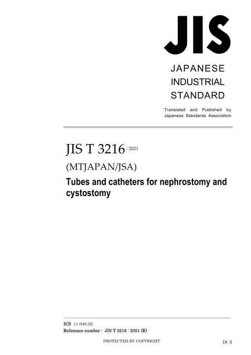 JIS T 3216:2021 pdf