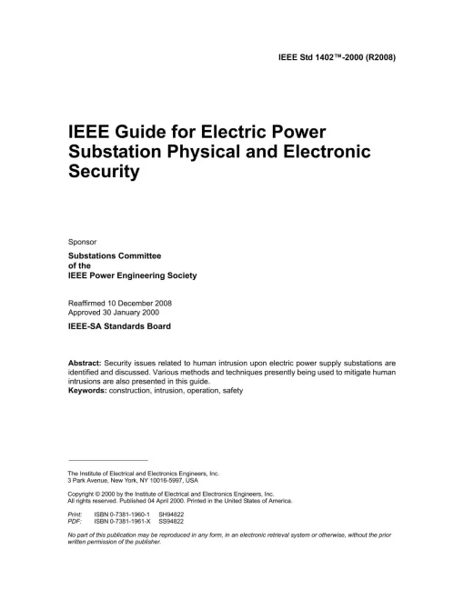 IEEE 1402-2000 pdf