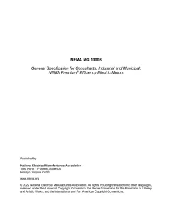 NEMA MG 10008 pdf