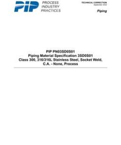 PIP PN03SD0S01 pdf