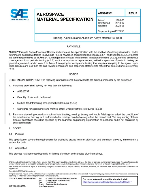 SAE AMS2673F pdf