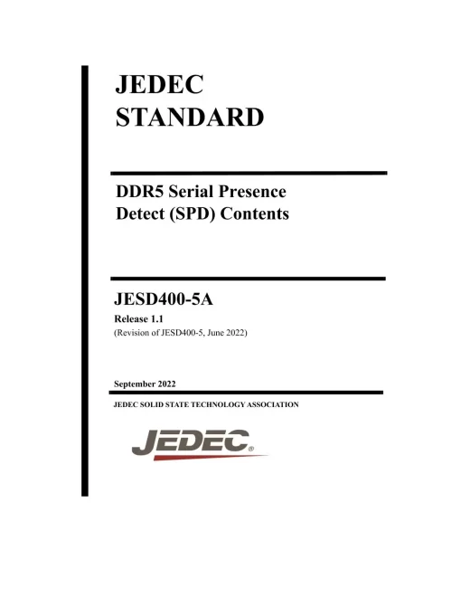 JEDEC JESD400-5A pdf