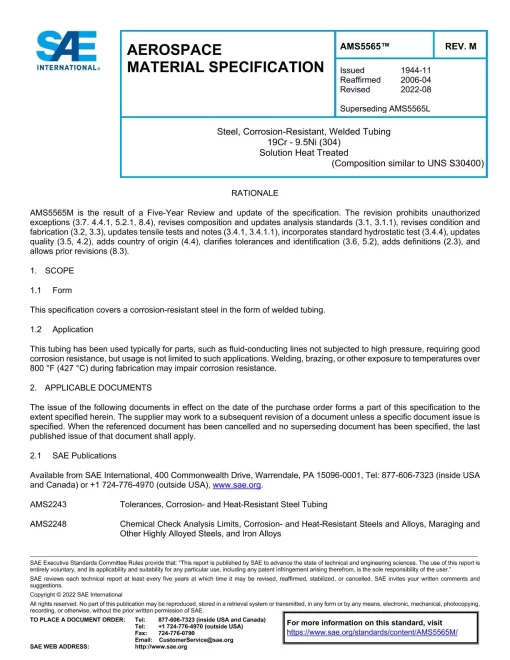 SAE AMS5565M pdf