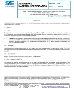 SAE AMS5659/H900 pdf