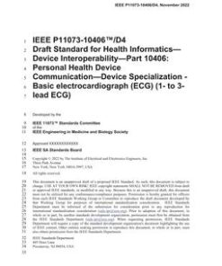 IEEE P11073-10406 pdf