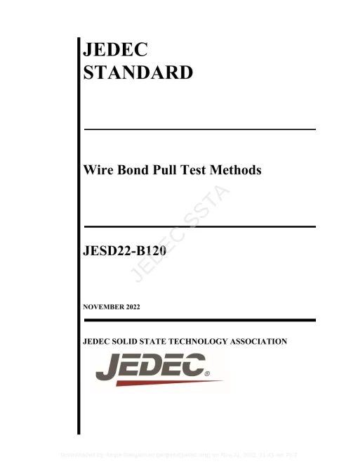 JEDEC JESD22-B120 pdf