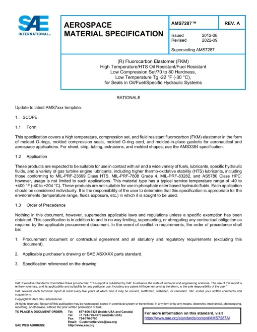 SAE AMS7287A pdf