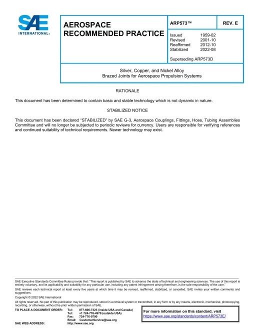 SAE ARP573E pdf