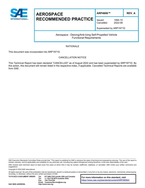 SAE ARP4806A pdf