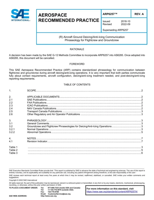 SAE ARP6257A pdf