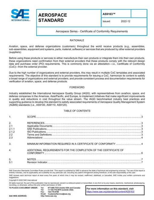 SAE AS9163 pdf