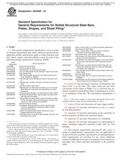 ASTM A6/A6M-22 pdf