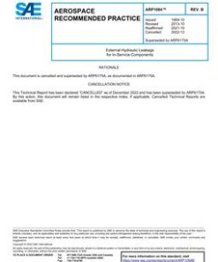 SAE ARP1084B pdf