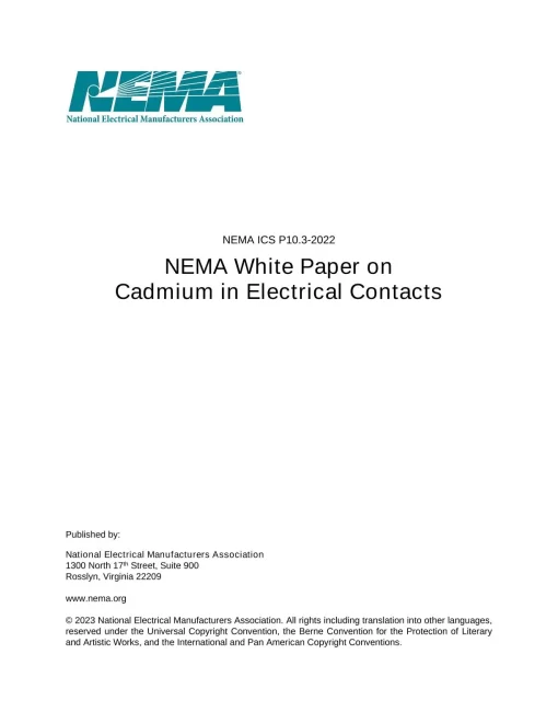 NEMA ICS P10.3-2022 pdf