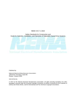 NEMA ICS 7.1-2022 pdf