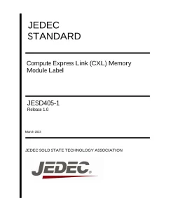 JEDEC JESD405-1 Release 1.0 pdf