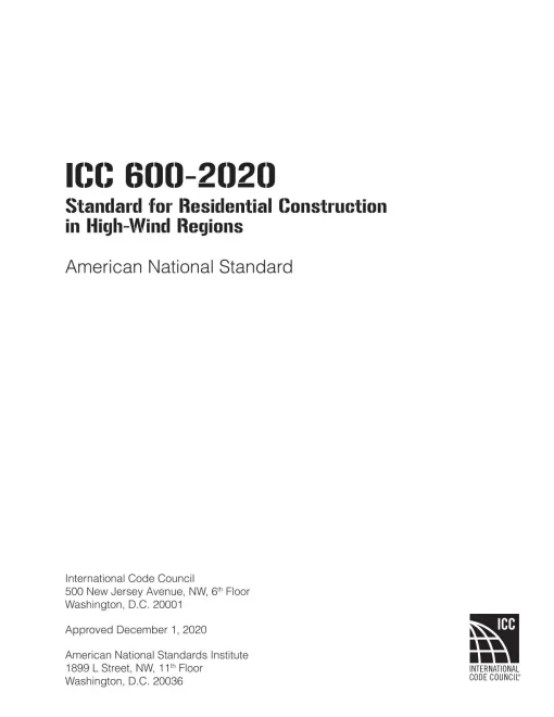 ICC 600-2020 pdf