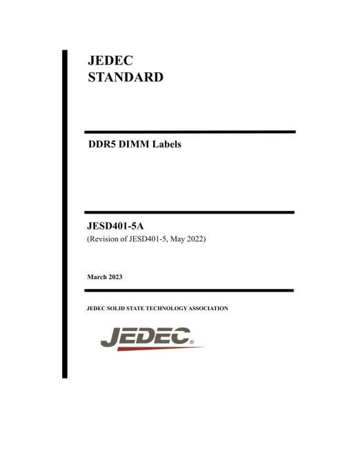 JEDEC JESD401-5A pdf