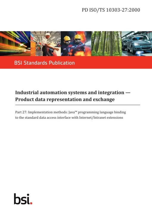 BS PD ISO/TS 10303-27:2000 pdf