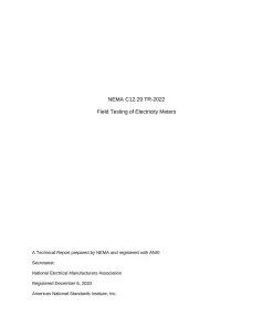 NEMA C12.29 TR-2022 pdf