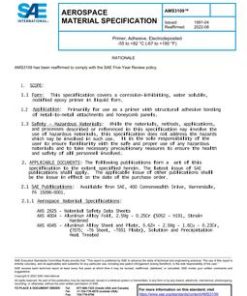 SAE AMS3109 pdf