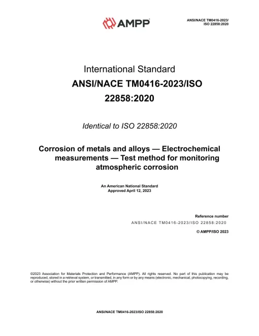 NACE TM0416-2023/ISO 22858-2020 pdf