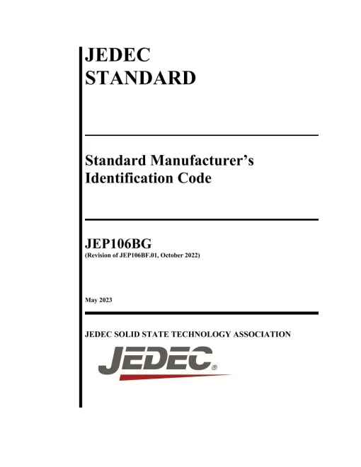 JEDEC JEP106BG pdf