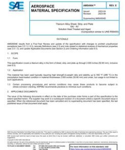 SAE AMS4904E pdf