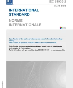 IEC 61935-2 Ed. 4.0 b:2022 pdf