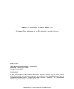 NEMA BS 30005-2022 Spanish pdf