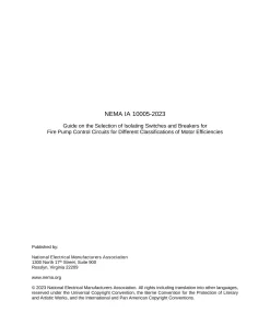 NEMA IA 10005-2023 pdf